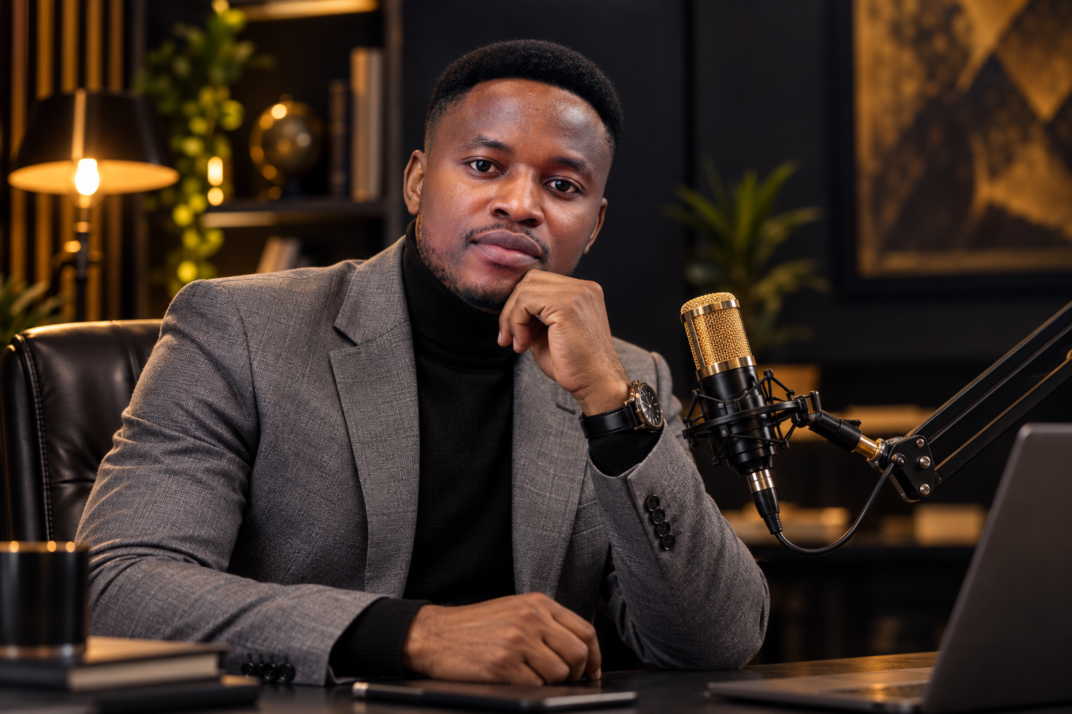 OJO Ezekiel Oluwole in a professional studio setting